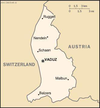 Foto: Lichten�tejnsko-politick� mapa