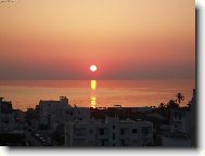 V�chod slunce nad Tunisk�m pob�e��m